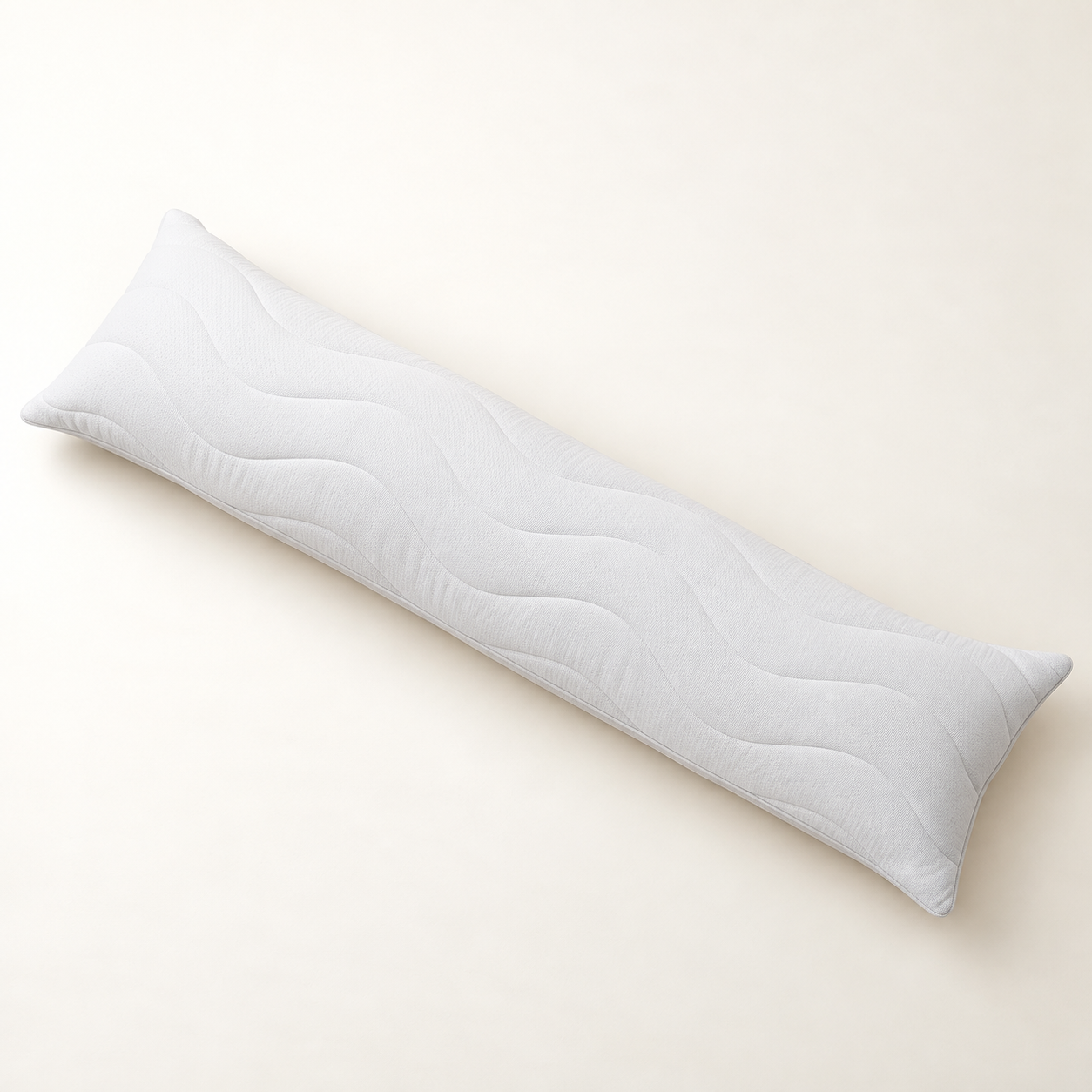 Cooling Wave Body Pillow in Cloud